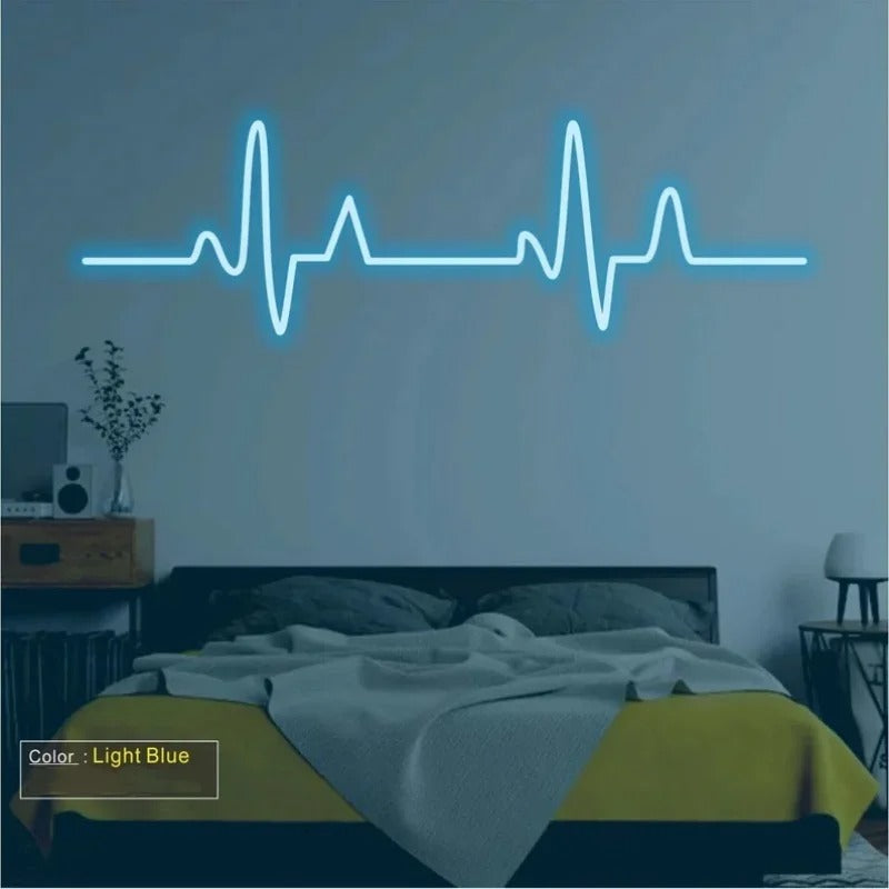 Heartbeat pulse Neon LED sign