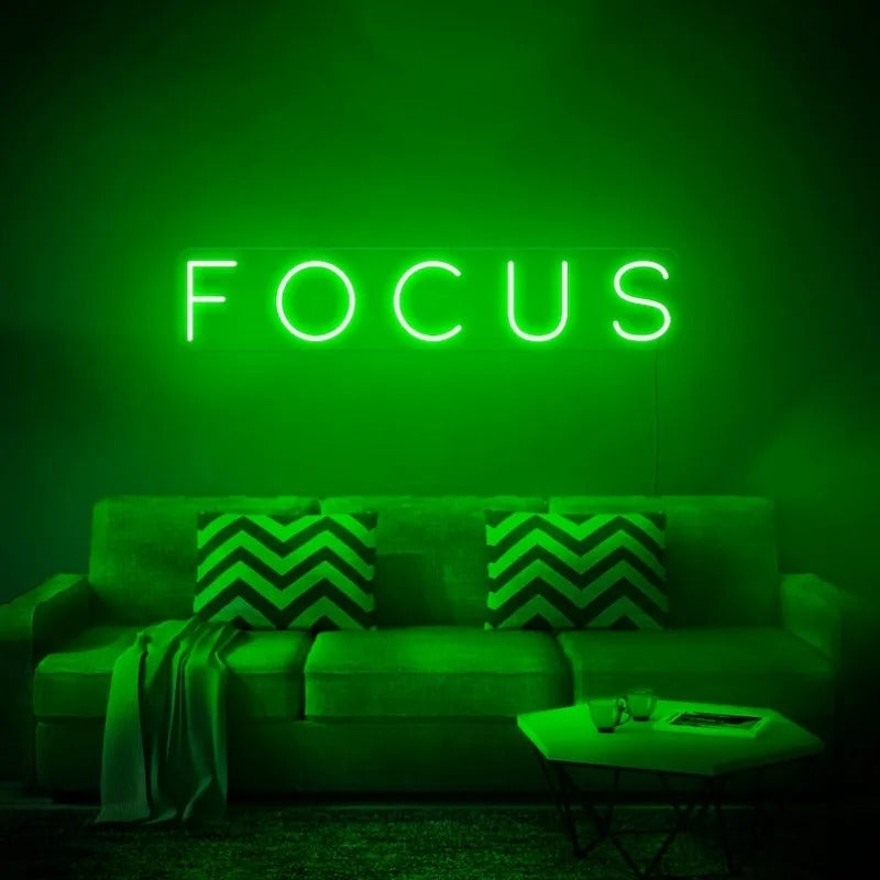 Focus Neon Sign