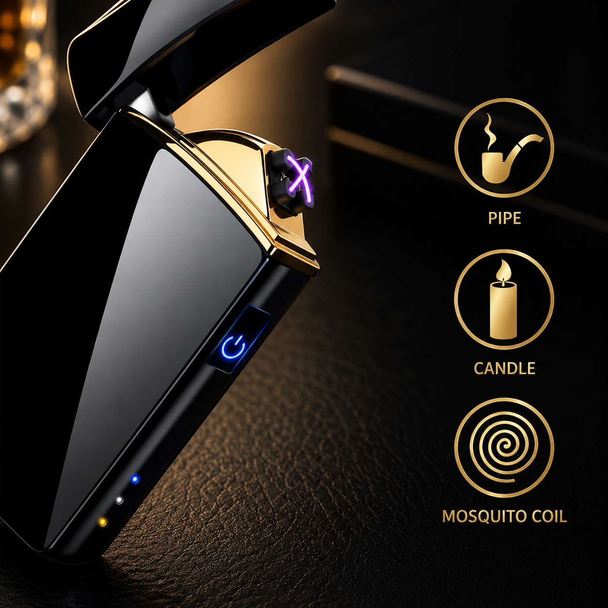Electric windproof lighter