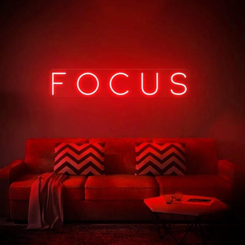 Focus Neon Sign