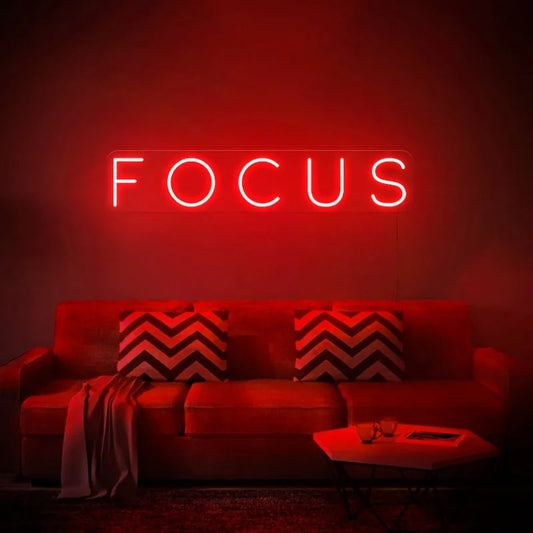 Focus Neon Sign