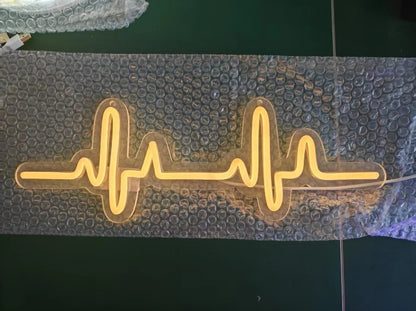 Heartbeat pulse Neon LED sign