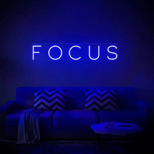 Focus Neon Sign