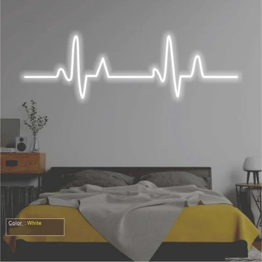 Heartbeat pulse Neon LED sign