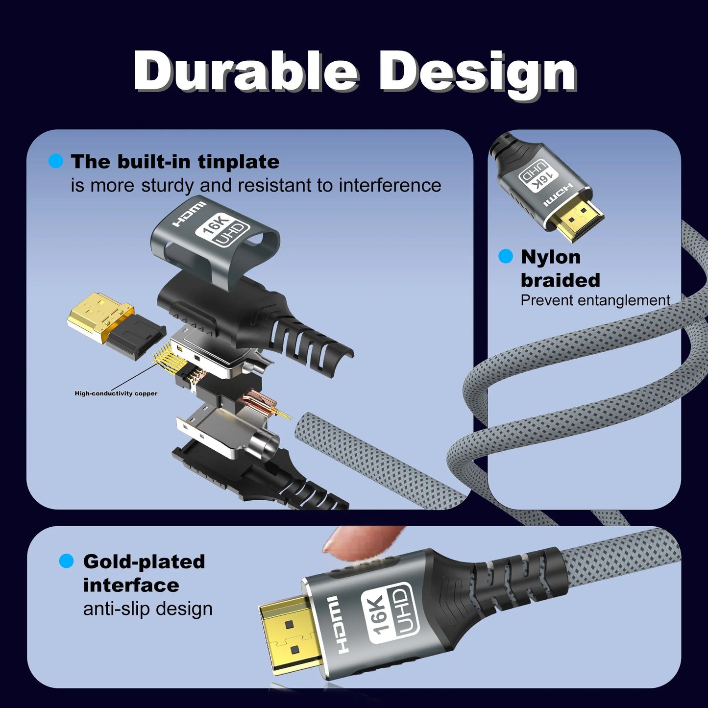 16K HDMI 2.2 Cable