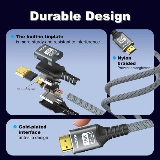 16K HDMI 2.2 Cable