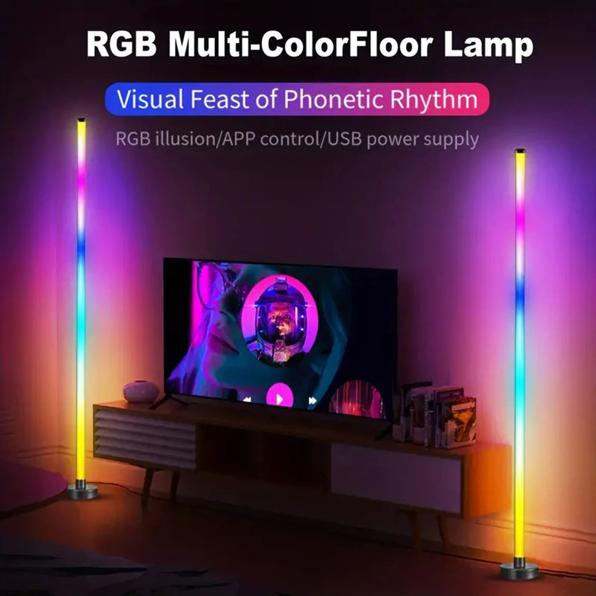 Intelligent RGB Floor Lamp APP Control