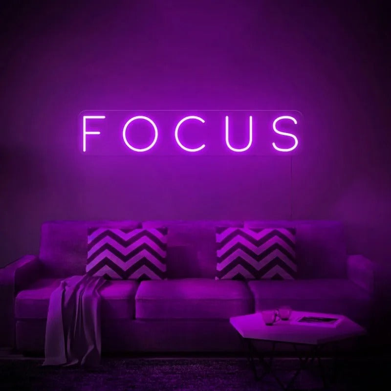 Focus Neon Sign
